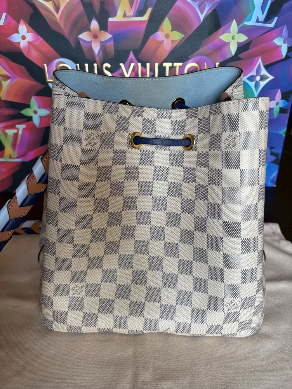 Louis Vuitton Damier Azur NeoNoe MM ‘By the Pool’ Blue 2021 Limited edition 🌊